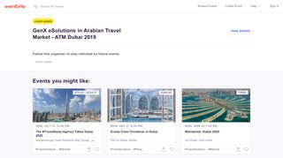 
                            5. GenX eSolutions in Arabian Travel Market - ATM Dubai 2019 Tickets ...