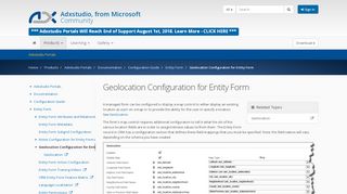 
                            2. Geolocation Configuration for Entity Form · Adxstudio ...