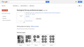 
                            9. Geological Survey professional paper