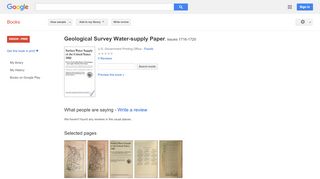 
                            6. Geological Survey Water-supply Paper