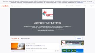 
                            8. Georges River Libraries Events | Eventbrite