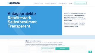 
                            2. Geprüfte Anlageprojekte: renditestark ... - Kapilendo