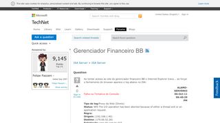 
                            7. Gerenciador Financeiro BB - social.technet.microsoft.com