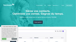 
                            8. Gérez vos contacts. Optimisez vos ventes. Gagnez du temps ...