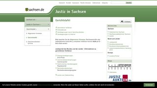 
                            5. Gerichtstafel - Justiz in Sachsen