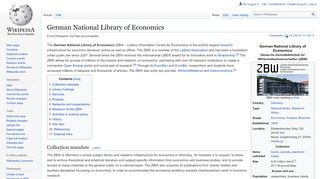 
                            4. German National Library of Economics - Wikipedia