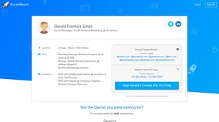 
                            4. Gerold Franke's email & phone | Accenture's Senior Manager ...