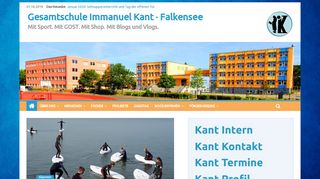 
                            2. Gesamtschule Immanuel Kant · Falkensee – Mit Sport. Mit ...