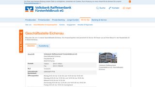 
                            1. Geschäftsstelle Eichenau - Volksbank …