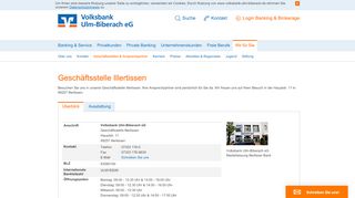 
                            7. Geschäftsstelle Illertissen | Volksbank Ulm …