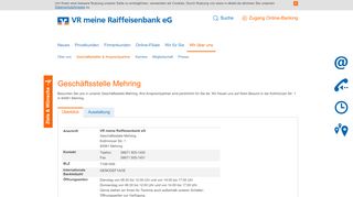 
                            4. Geschäftsstelle Mehring - VR meine Raiffeisenbank eG