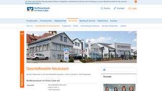 
                            9. Geschäftsstelle Neubulach - Raiffeisenbank im Kreis Calw eG