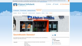 
                            7. Geschäftsstelle Oberstdorf - Allgaeuer Volksbank eG