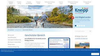 
                            3. Geschützter Bereich | Kneipp-Bund