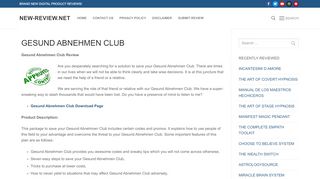 
                            9. GESUND ABNEHMEN CLUB - new-review.net