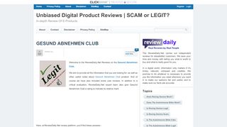 
                            3. GESUND ABNEHMEN CLUB - reviewdaily.net