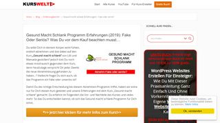 
                            4. ᐅ Gesund Macht Schlank Programm Erfahrungen (2019 ...