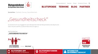 
                            9. Gesundheitscheck - Blutspendedienst des BRK