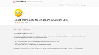 
                            3. Get 50% OFF | Scoot promo code Singapore | August 2019