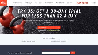 
                            8. GET A 30-DAY TRIAL for less than $2 a DAY to any NYSC Gym