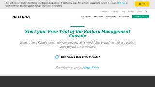 
                            6. Get a Free Trial of the Kaltura Video Platform for Business