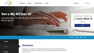 
                            3. Get a My NY.Gov ID | The State of New York