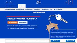 
                            1. Get A Quote Now | Home Insurance | Halifax UK