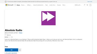 
                            5. Get Absolute Radio - Microsoft Store en-GB