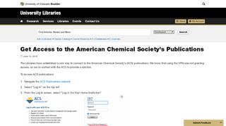 
                            8. Get Access to the American Chemical Society's Publications ...