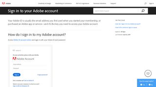 
                            4. Get access to your Adobe ID account - Adobe Help Center