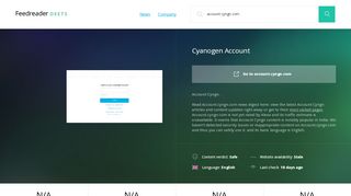 
                            8. Get Account.cyngn.com news - Cyanogen Account