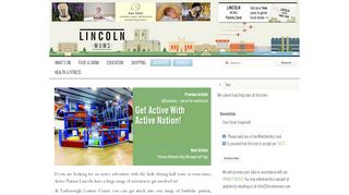 
                            8. Get active with Active Nation! - Lincoln Mums