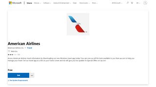 
                            9. Get American Airlines - Microsoft Store