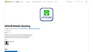 
                            6. Get APGVB Mobile Banking - Microsoft Store