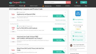 
                            3. Get AppBounty Coupon Codes, Promo Codes August, 2019