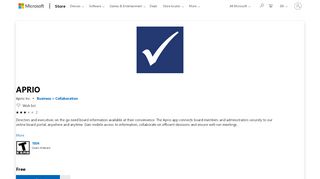 
                            8. Get APRIO - Microsoft Store