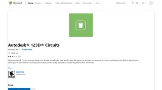 
                            5. Get Autodesk® 123D® Circuits - Microsoft Store