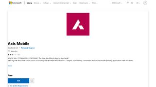 
                            3. Get Axis Mobile - Microsoft Store