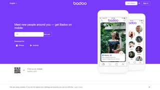 
                            1. Get Badoo for your mobile phone!