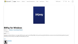 
                            6. Get BitPay for Windows - Microsoft Store