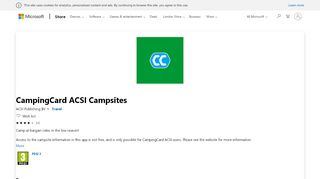 
                            6. Get CampingCard ACSI Campsites - Microsoft Store en-GB