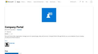 
                            7. Get Company Portal - Microsoft Store