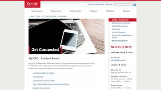 
                            1. Get Connected - Keene State College