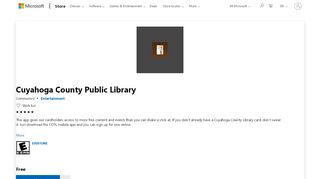 
                            6. Get Cuyahoga County Public Library - Microsoft Store