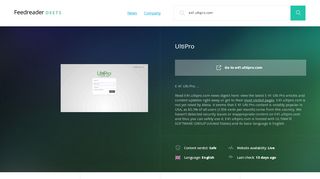 
                            11. Get E41.ultipro.com news - UltiPro - Deets Feedreader