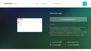 
                            7. Get Eva.salmat.com.au news - Phantom Login