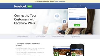 
                            1. Get Facebook Wi-Fi for Your Business | Facebook