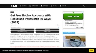 
                            6. Get Free Roblox Accounts With Robux and …