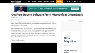 
                            3. Get Free Student Software From Microsoft at DreamSpark