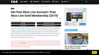 
                            5. Get Free Xbox Live Account | Free Xbox Live Gold ...